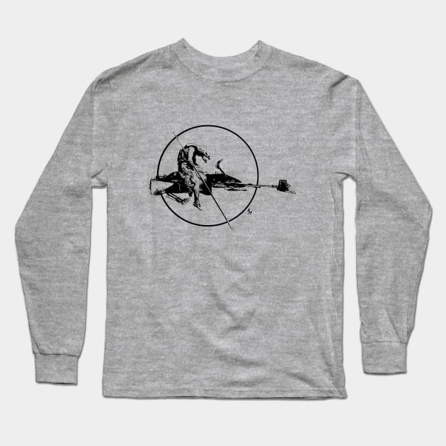 Star Warrior Long Sleeve T-Shirt by MartinezArtDesign